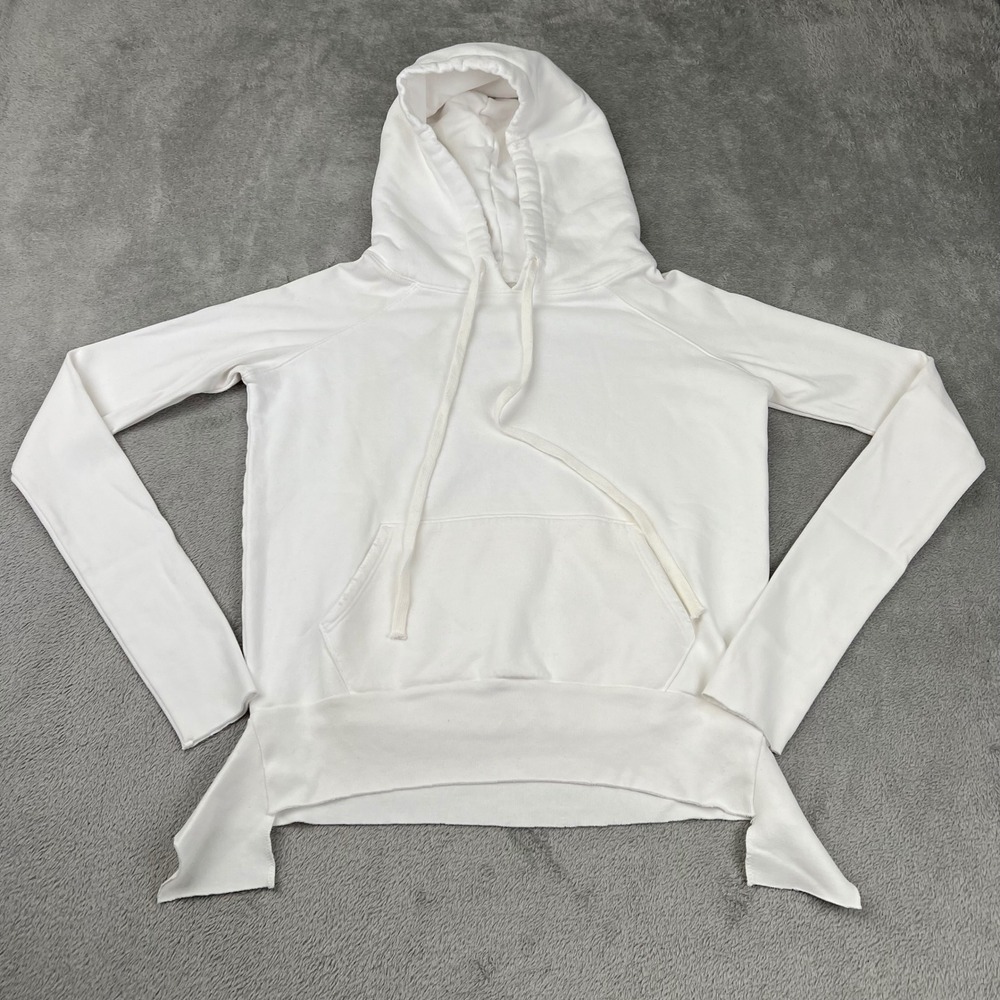 Frank & Eileen XS TEE Lab 100% Cotton White‎ Pullover Hoodie USA FLAW